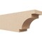 Ekena Millwork 4in. W x 6in. H x 16in. L Mediterranean Woodgrain TimberThane Rafter Tail, Primed Tan RFTUR04X06X16MEDRCPR - alternate 1